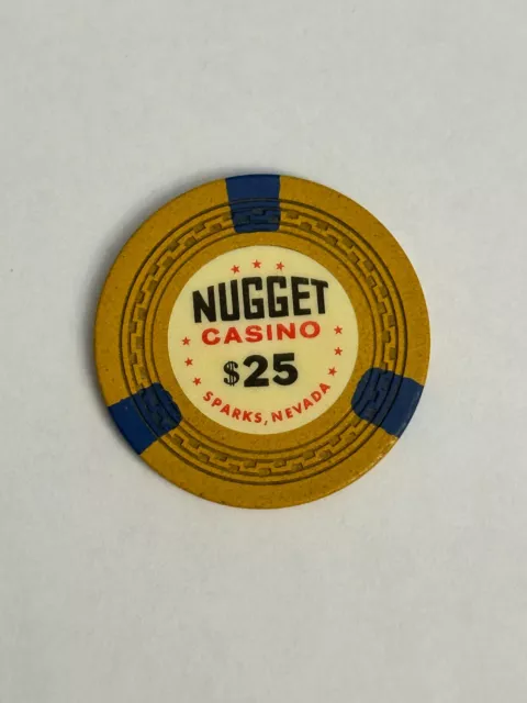 $25 Nugget Casino Chip Sparks Nevada