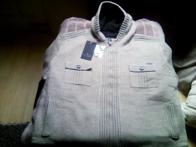 Dissident sherpa lined knitted jacket online
