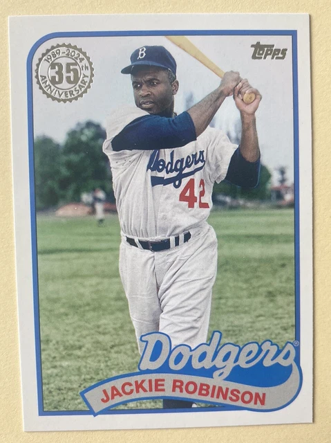 JACKIE ROBINSON 2024 Topps Series 1 #89B-54 1989 35th Anniversary ...