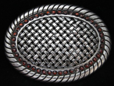 Crosshatch PA07138 Davvero Cool Crosshatch Ornamentali Arte Moda Design Cintura Fibbia 