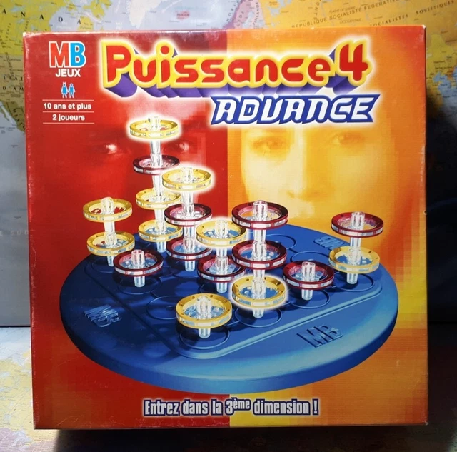 Rare : Jeu de Société Puissance 4 en 3 Dimension -Edition Advance /Complet 2002