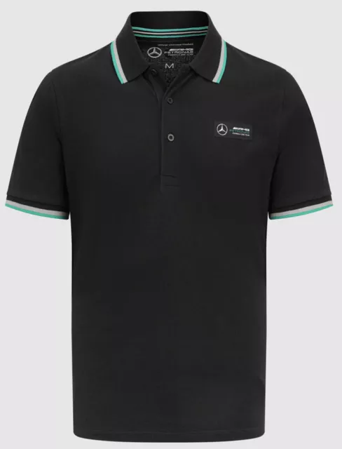 Polo Shirt Mercedes AMG F1 Uomo Media Nuovissima