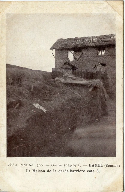 Ww1 // Cpa / Military War // Albert La Summ La Maison De La Guarde Barrier