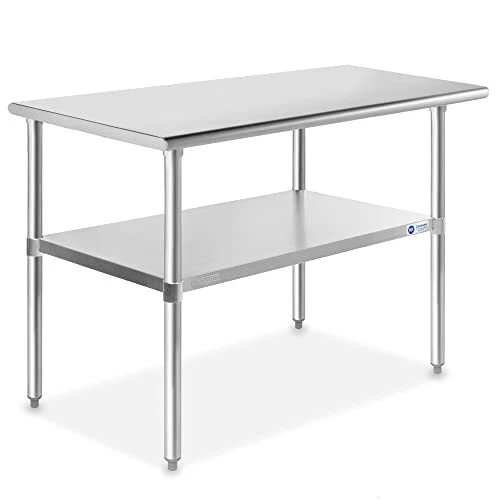 24" x 48" Stainless Steel Kitchen Work Table Commercial Restaurant Table					...