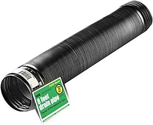 Expandable Flex Drain Downspout Extension Rain Pipe Spout Gutter Flexible 8 FT