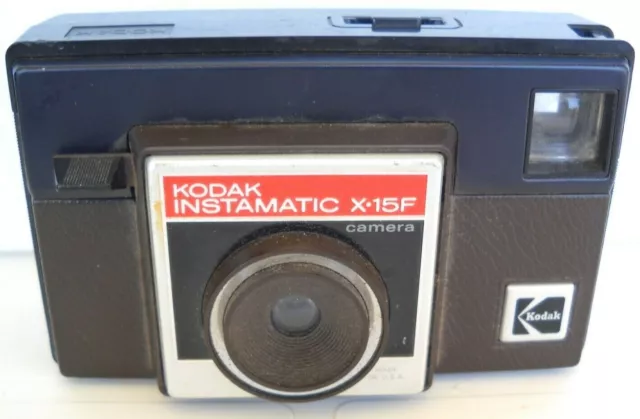 **1970`s KODAK INSTAMATIC X.15F 126 CARTRIDGE FILM VIEWFINDER CAMERA WORKING**