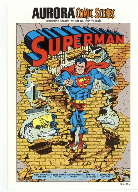 Aurora Comic Scenes Superman #185 VF/NM 9.0 1974