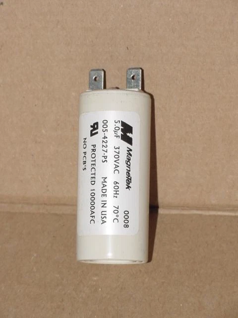 Aerovox 005-4227-Ps 5 Mfd X 370 Volt Round Continuous Duty Capacitor 47517