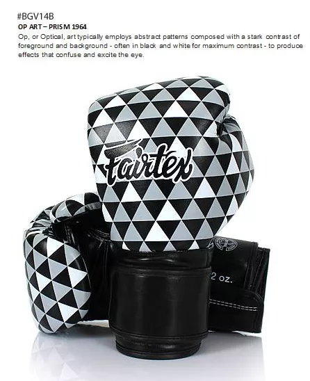 GENUINE New FAIRTEX PRISM ART BOXING GLOVES LIGHTWEIGHT