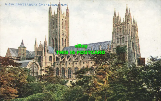 R586915 Canterbury Cathedral. N. W. Photochrom. Celesque Series