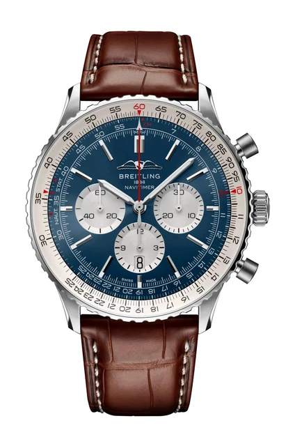 New Breitling Navitimer B01 Chronograph 46 Blue Ab0137211C1P1