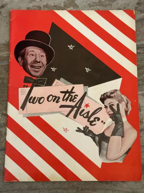 Bert Lahr & Dolores Gray "Two On The Aisle" Souvenir Program Broadway 1951