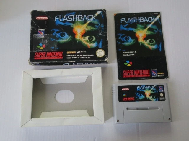 FLASHBACK     ----- pour SUPER NINTENDO / SNES   -  PAL  - EN BOITE