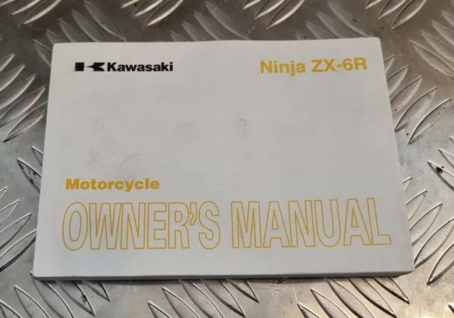 kawasaki ninja zx6r Owners Manual