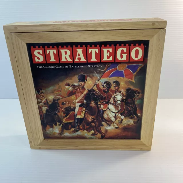 STRATEGO Board Game Nostalgia Series battlefield strategy /wooden box / complete