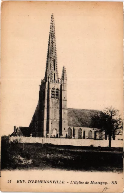 CPA AK Env. d'ERMENONVILLE-L'Église de Montagny (424125)