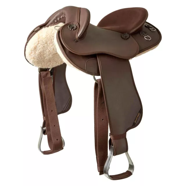Syd Hill™ Synthetic Half Breed Saddle - Brown