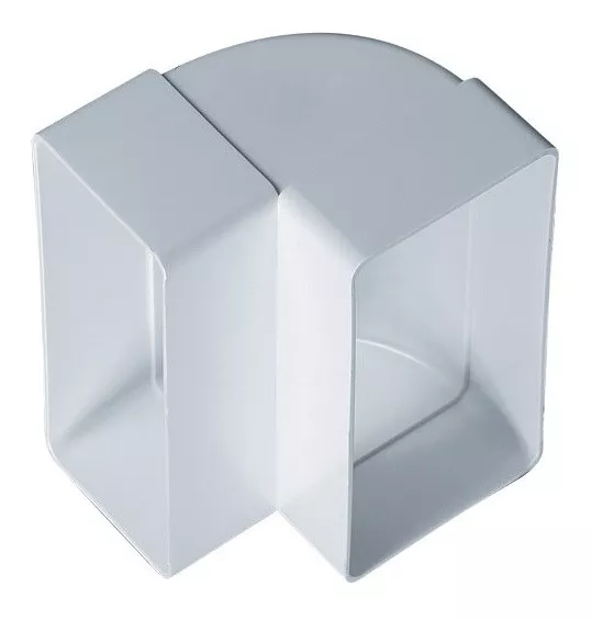 Rectangulaire Canal Vertical Coude 90 Degrés 55mm x 110mm Tuyau Tube Connecteur
