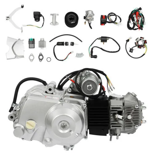 125CC 4-Takt Engine Motor Go-Kart Quad Dirt Bike ATV Semi Auto 3 Speed Motor