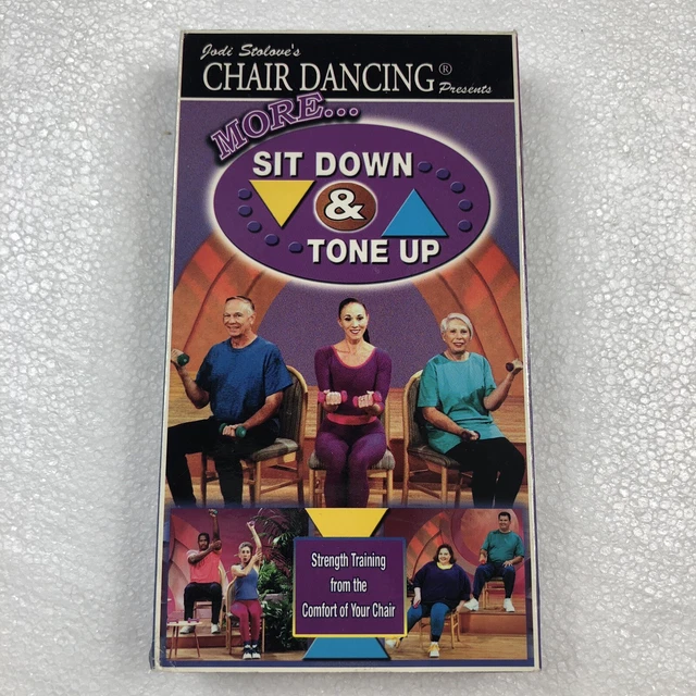 JODI STOLOVE'S CHAIR Dancing Fitness Sit Down & Tone Up VHS 8.13