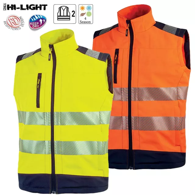 Gilet Smanicato Multitasche da Lavoro U-POWER Alta Visibilità da Uomo Donna DANY Gilet Smanicato Multitasche da Lavoro U-POWER Alta Visibilità da Uomo Donna DANY