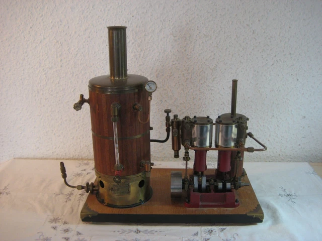 Dampmachine Radiator ALTE DAMPFMASCHINE WOHL Präzisions - Modellbau Oktant aus Sammlung EUR ...