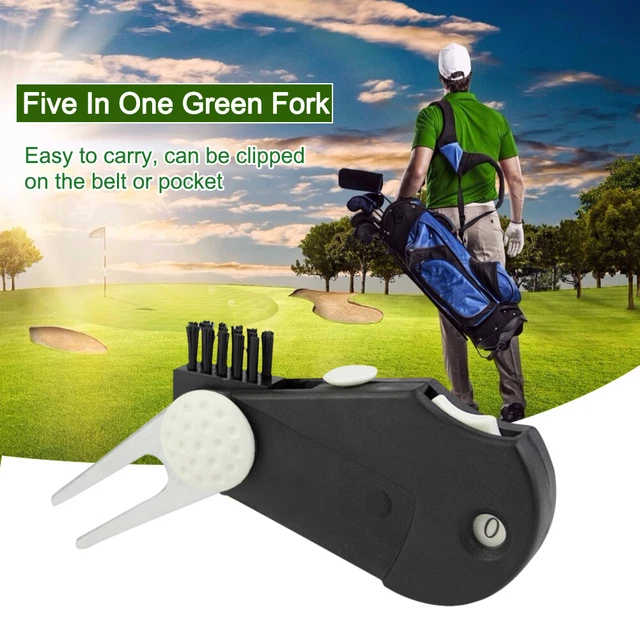 5 in 1 Golf Divot Tool Stainless Steel Golf Putting Green Golf Sport Accessories