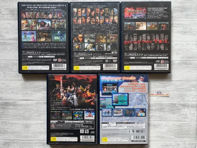 SONY PS2 TEKKEN 4 & 5 & Tag Tournament & Virtua Fighter 4 & Evolution from Japan 2