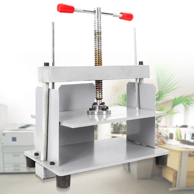 A4 Papier Buchbinder Buchbinderpresse Flachdrücken Maschine + Balance-Leiste