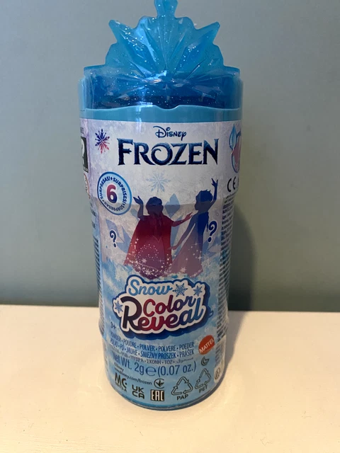 DISNEY FROZEN SNOW Colour Reveal Doll - 1 x Snow doll & 6 magical ...