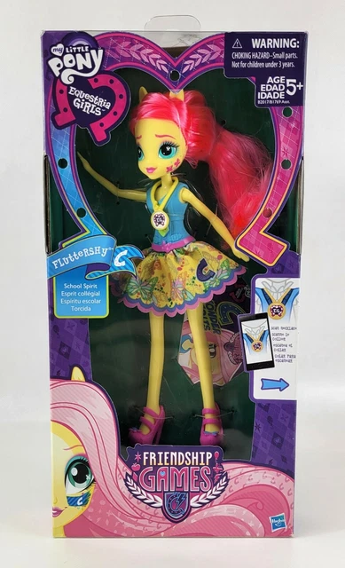 MY LITTLE PONY Equestria Girls FLUTTERSHY School Spirit Doll Friendship ...