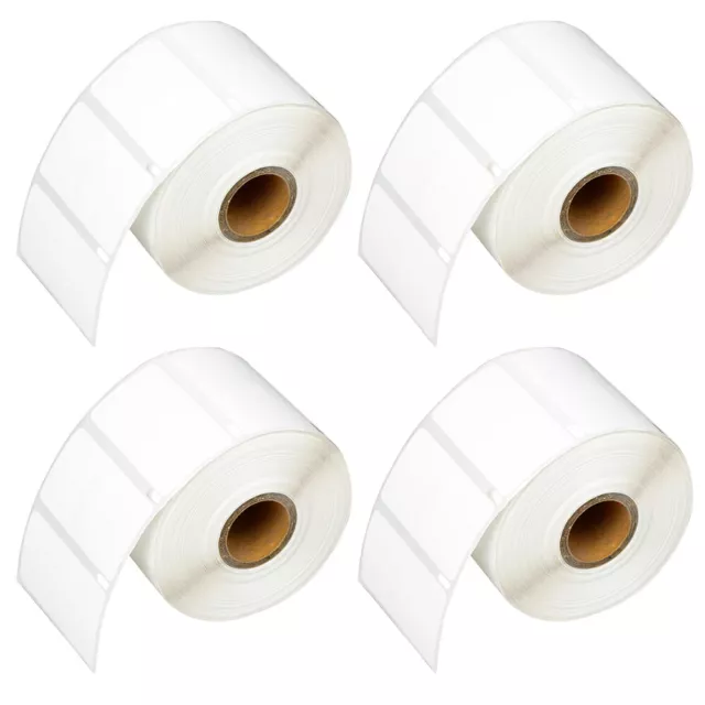 4 Rolls Jewelry Price Tag Labels 3/8" x 3/4" for Dymo 30299 LabelWriter 4XL 450