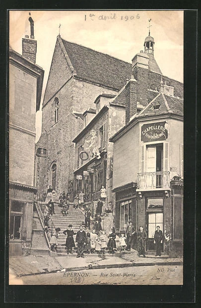 CPA Epernon, Rue Saint Pierre