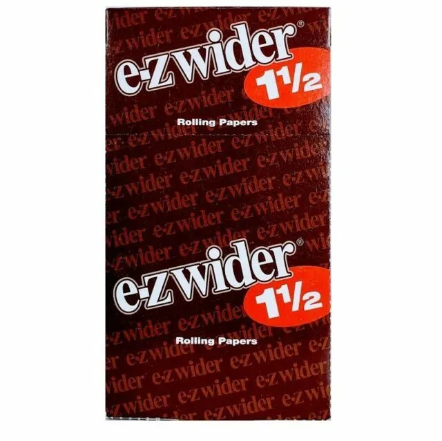 EZ Wider Rolling Papers 1 1/2 (1.5) (24ct) - Display Brand New