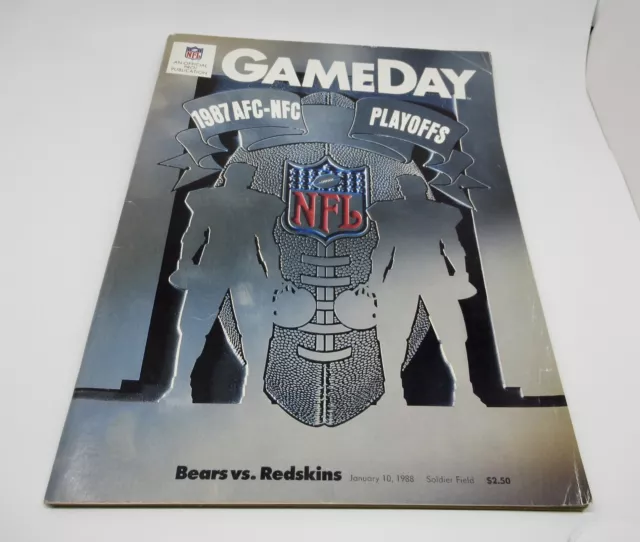 Chicago Bears vs. Washington Redskins 1987 NFC Playoffs GameDay Magazine