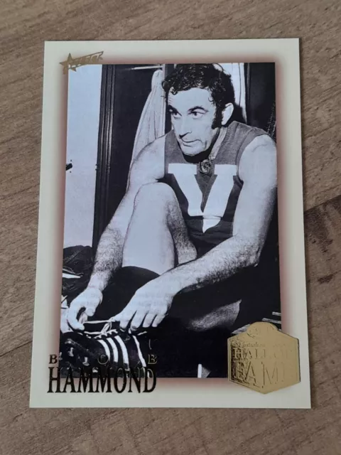 2018 Select Sanfl Hall Of Fame North Adelaide Bob Hammond Hf238 Card Afl