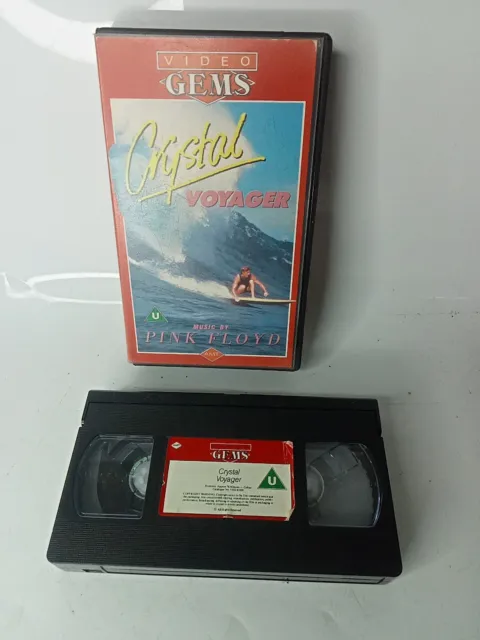 RARE  VHS TAPE 'CRYSTAL VOYAGER' MUSIC BY PINK FLOYD Surfing