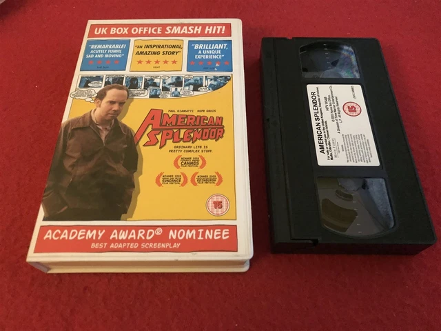 AMERICAN SPLENDOR RARE Big Box Ex Rental Vhs Video Tested Paul Giamatti ...