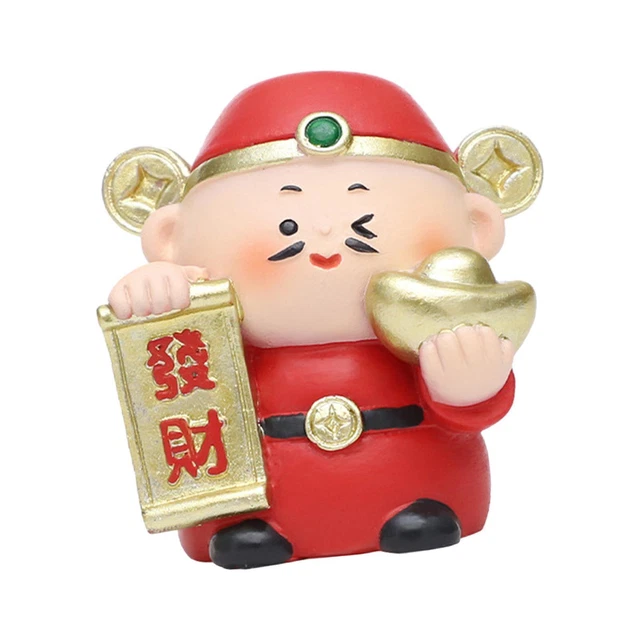 Gott des Reichtums Ornament, Gott des Reichtums Figur, Desktop Dekoration,