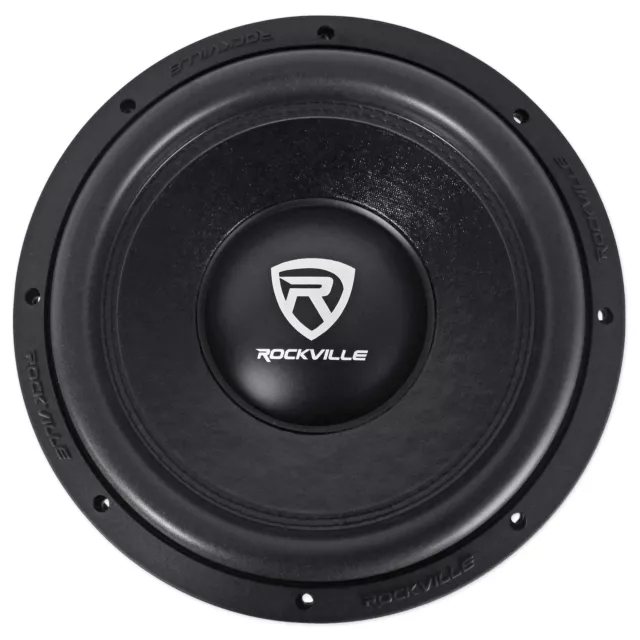 Rockville W12K6D2 V2 12" 2400w Peak Car Audio Subwoofer Sub 600w RMS CEA Rated 2