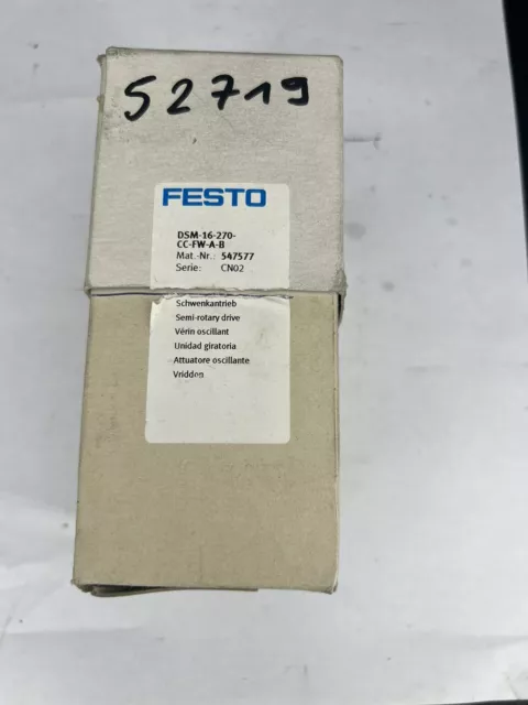 Actuator Rotary Festo DSM-16-270-CC-FW-A-B