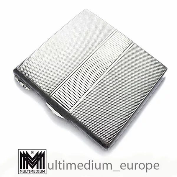 Art Deco silver case box powder can case 900 silver box