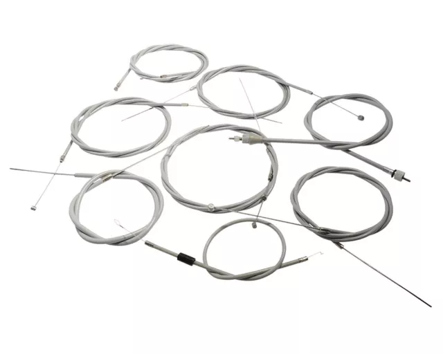 Seilzugkit mit Tachowelle komplett PTFE für Vespa Rally, Sprint, Super UNI AUTO