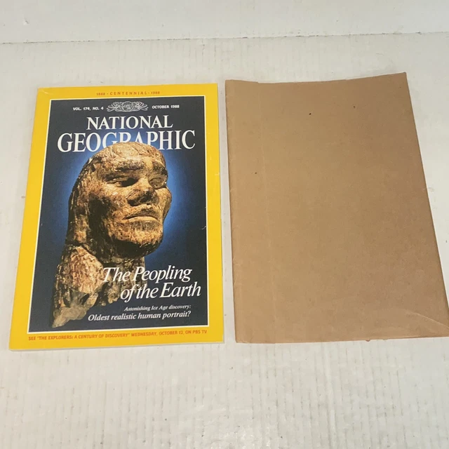 VINTAGE OCTOBER 1988 Centennial Issue National Geographic Magazine