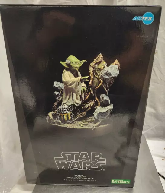 KOTOBUKIYA Artfx Star Wars ESB Yoda 1/7 Figura de Vinilo Kit 1st Versión 2012