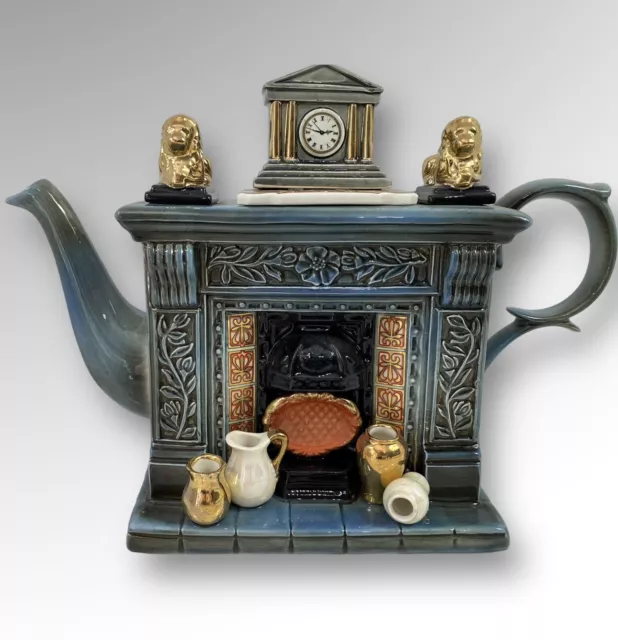 Cardew Design Limited Edition Signed Classical Fireplace Teapot Woodmanton Titan