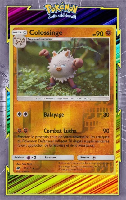 Colossian Reverse-SL04:Invasion Carmin - 51/111 - New French Pokemon Card