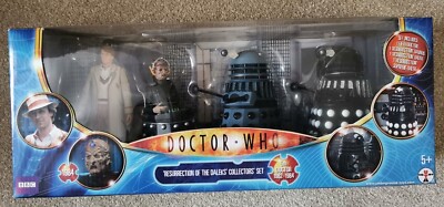 Doctor Who Eve Of The Daleks DOCTOR WHO RESURRECTION of the Daleks Sammlerset Figuren neu ungeöffnet
