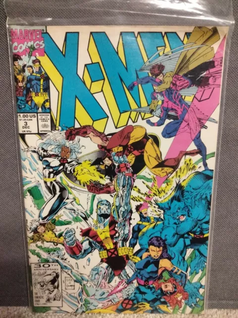 1991 December MARVEL X-MEN Vol 1 No 3    Comic Book