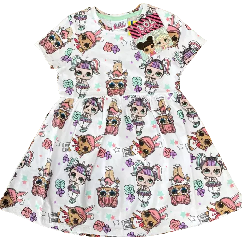 Girls L.O.L. LOL Surprise Dolls Dress Ex Matalan Age 7 - 9 Years